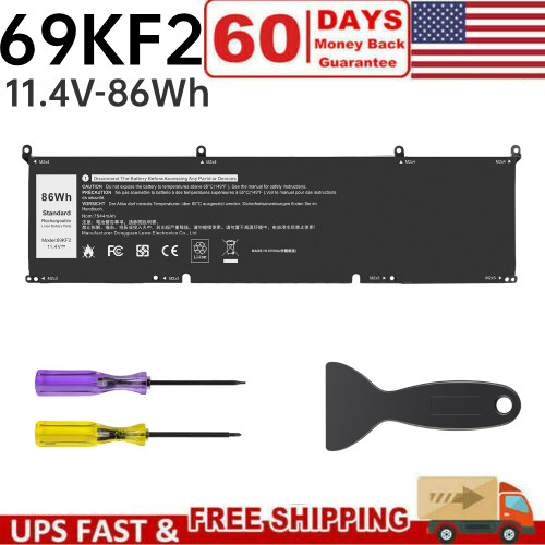Lot 69kf2 battery - dell, xps