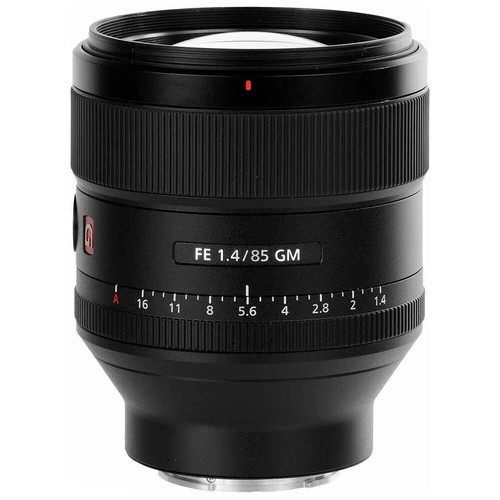 Sony 85mm 4 gm lens - f/1.4,
