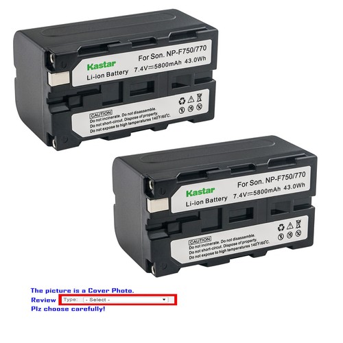 Kastar battery f770 for sony - for,